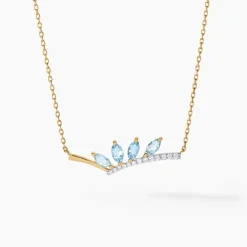 Collier Tiara Or Jaune Topaze Oxyde De Zirconium-Histoire d'Or Best