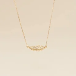 Histoire d'Or Collier Tourkia Or Jaune Oxyde De Zirconium