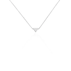 Histoire d'Or Collier Trilia Argent Blanc