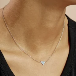 Histoire d'Or Collier Trilia Argent Blanc