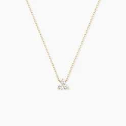 Histoire d'Or Collier Usoa Or Jaune Diamant Synthétique