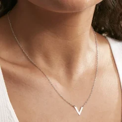 Histoire d'Or Collier Velda Argent Blanc