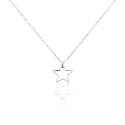 Histoire d'Or Collier Velma Argent Blanc