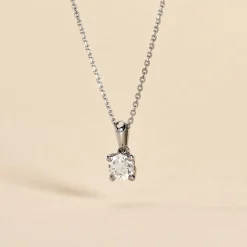 Histoire d'Or Collier Victoria Platine Blanc Diamant