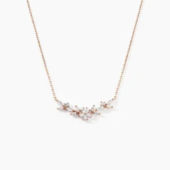 Histoire d'Or Collier Wanda Argent Rose Oxyde De Zirconium