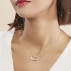 Histoire d'Or Collier Yalaz Argent Blanc Oxyde De Zirconium