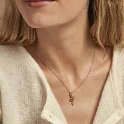 Histoire d'Or Collier Yasha Plaqué Or Jaune Spinelle Synthétique