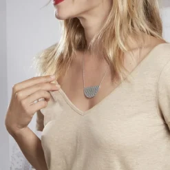 Histoire d'Or Collier Yelda Acier Blanc