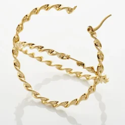 Creoles Acier Dore Antonello-Histoire d'Or