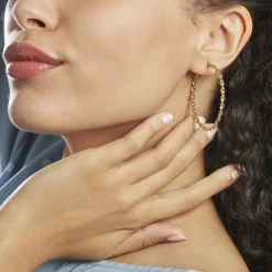 Creoles Acier Dore Antonello-Histoire d'Or