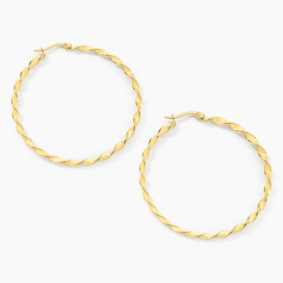 Histoire d'Or Creoles Acier Dore Antonello