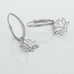 Histoire d'Or Creoles Elvyn Argent Blanc