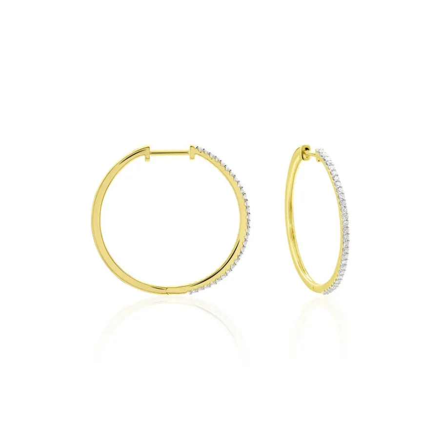 Histoire d'Or Creoles Or Jaune Aryanna Diamants