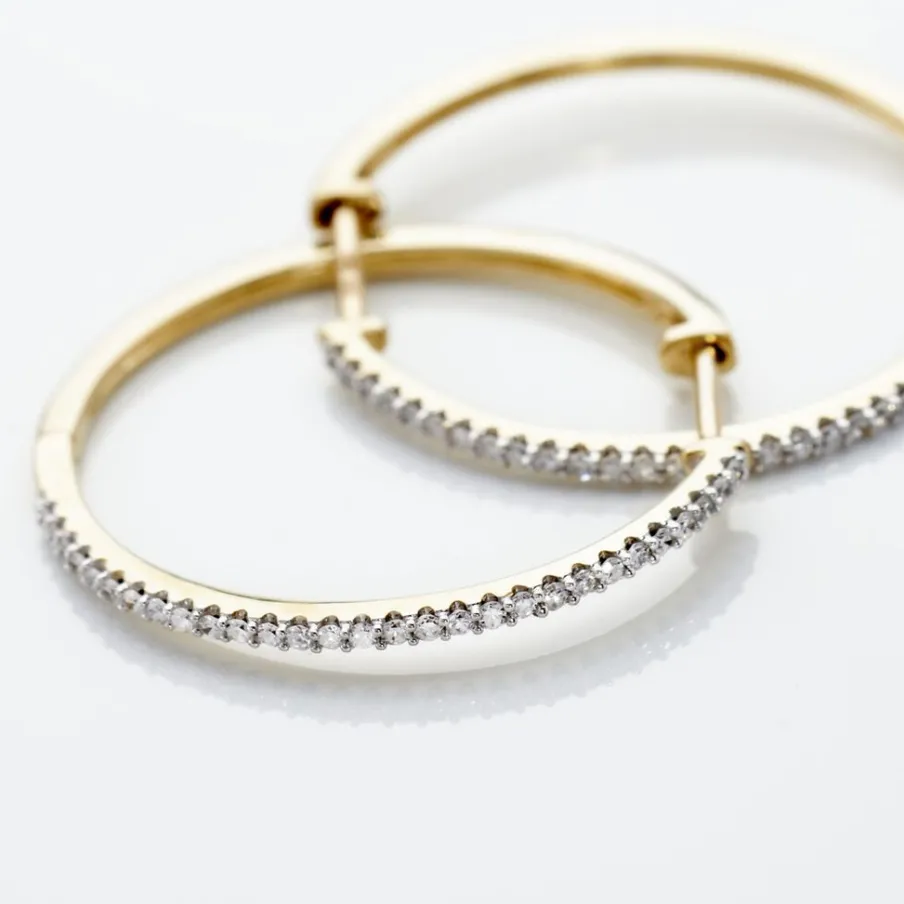 Histoire d'Or Creoles Or Jaune Aryanna Diamants