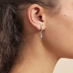 Histoire d'Or Créole Argent Blanc Javier Oxydes De Zirconium