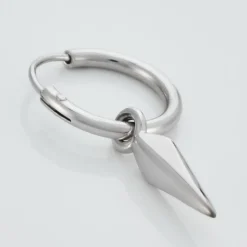 Histoire d'Or Créole Unitaire Lari Argent Blanc