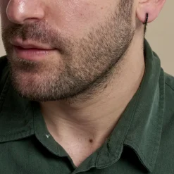 Histoire d'Or Créole Unitaire Vito Or Blanc Oxyde De Zirconium