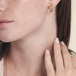 Histoire d'Or Créoles Ajania Or Jaune