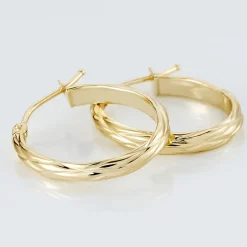 Histoire d'Or Créoles Ananas Or Jaune