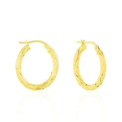 Histoire d'Or Créoles Anantha Or Jaune