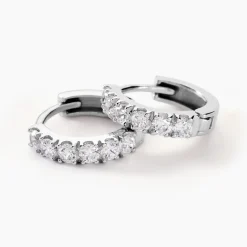 Histoire d'Or Créoles Andgelina Rondes De Zirconium