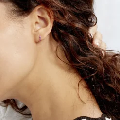 Créoles Andgelina Rondes Or Jaune Oxyde De Zirconium-Histoire d'Or Best