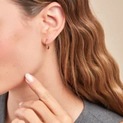 Histoire d'Or Créoles Anusha Plaqué Or Doré