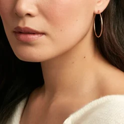 Histoire d'Or Créoles Anusha Plaqué Or Jaune