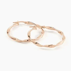 Histoire d'Or Créoles Argent Rose Alieno