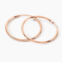 Histoire d'Or Créoles Argent Rose Olympia