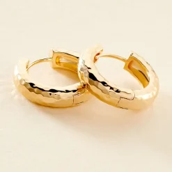 Histoire d'Or Créoles Ariane Plaqué Or Jaune