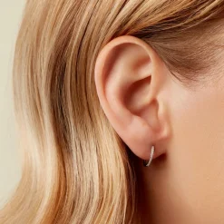 Histoire d'Or Créoles Aryanna Or Blanc Diamant