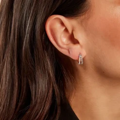 Histoire d'Or Créoles Atallah Or Jaune Strass