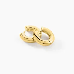 Histoire d'Or Créoles Atika Acier Jaune