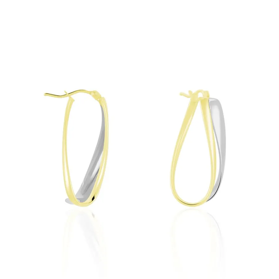 Histoire d'Or Créoles Ayliz Or Bicolore