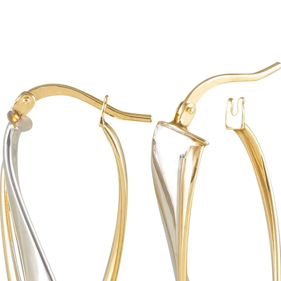 Histoire d'Or Créoles Ayliz Or Bicolore