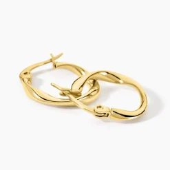 Histoire d'Or Créoles Bethanie Acier Jaune