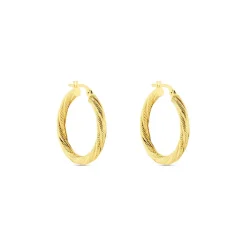 Histoire d'Or Créoles Clematis Or Jaune