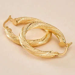 Histoire d'Or Créoles Clematis Or Jaune