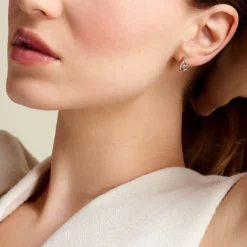 Créoles Clothilde Or Jaune Topaze Oxyde De Zirconium-Histoire d'Or Best