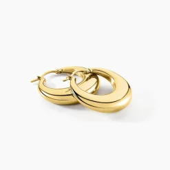 Histoire d'Or Créoles Creolia Acier Jaune