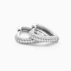 Histoire d'Or Créoles Declaration Argent Blanc Oxyde De Zirconium