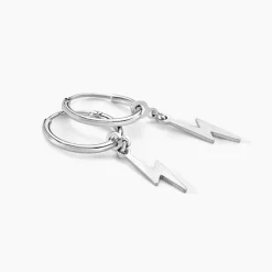 Histoire d'Or Créoles Diakha Argent Blanc