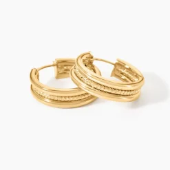 Histoire d'Or Créoles Dionysios Or Jaune