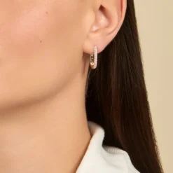 Histoire d'Or Créoles Domingo De Zirconium