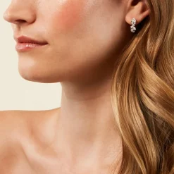 Histoire d'Or Créoles Eclat d'Aurore Argent Blanc Oxyde De Zirconium