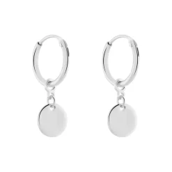 Histoire d'Or Créoles Elvyn Argent Blanc