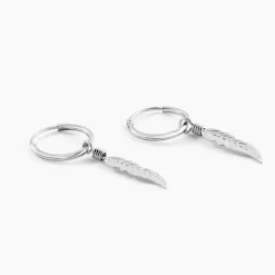 Histoire d'Or Créoles Elvyn Argent Blanc