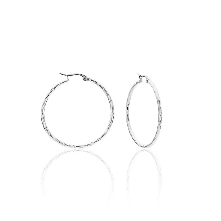 Créoles Esaias Acier Blanc-Histoire d'Or New