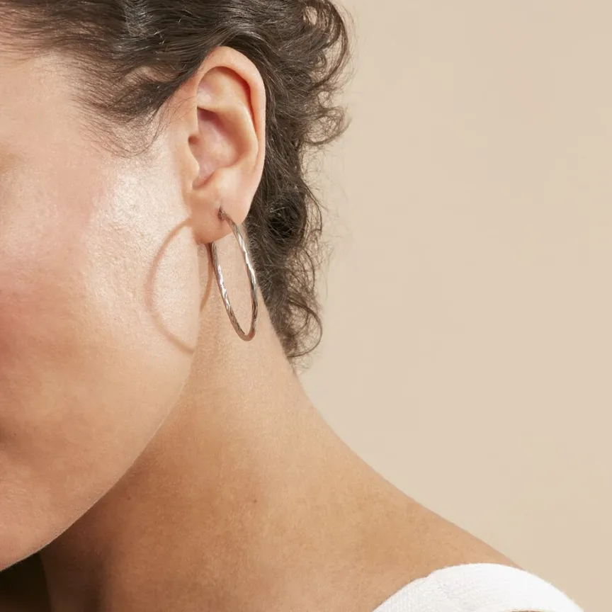 Créoles Esaias Acier Blanc-Histoire d'Or New